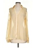 Love 21 100% Polyester Yellow Long Sleeve Blouse Size S - photo 1