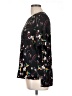 Everleigh 100% Polyester Black 3/4 Sleeve Blouse Size L - photo 5