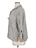 Max Studio Houndstooth Gray 3/4 Sleeve Button-Down Shirt Size XL - photo 5