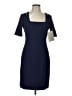 Boston Proper Solid Blue Cocktail Dress Size 10 - photo 1