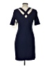 Boston Proper Solid Blue Cocktail Dress Size 10 - photo 2