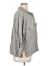 Max Studio Houndstooth Gray 3/4 Sleeve Button-Down Shirt Size XL - photo 4