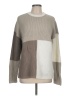 Paige Color Block Tan Pullover Sweater Size L - photo 1