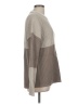 Paige Color Block Tan Pullover Sweater Size L - photo 4