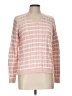 Liz Claiborne 100% Cotton Stripes Pink Pullover Sweater Size L - photo 1