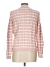 Liz Claiborne 100% Cotton Stripes Pink Pullover Sweater Size L - photo 2