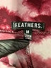 Feathers Tie-dye Burgundy Active Pants Size M - photo 7
