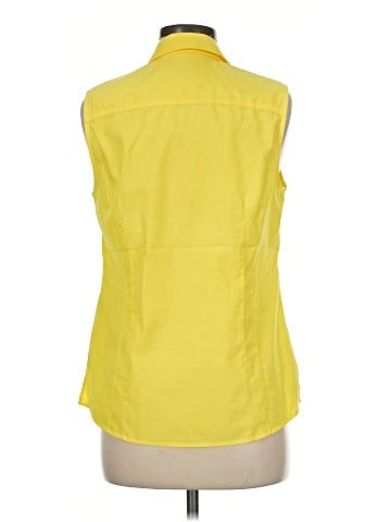 Foxcroft Sleeveless Button-Down Shirt (view 2)