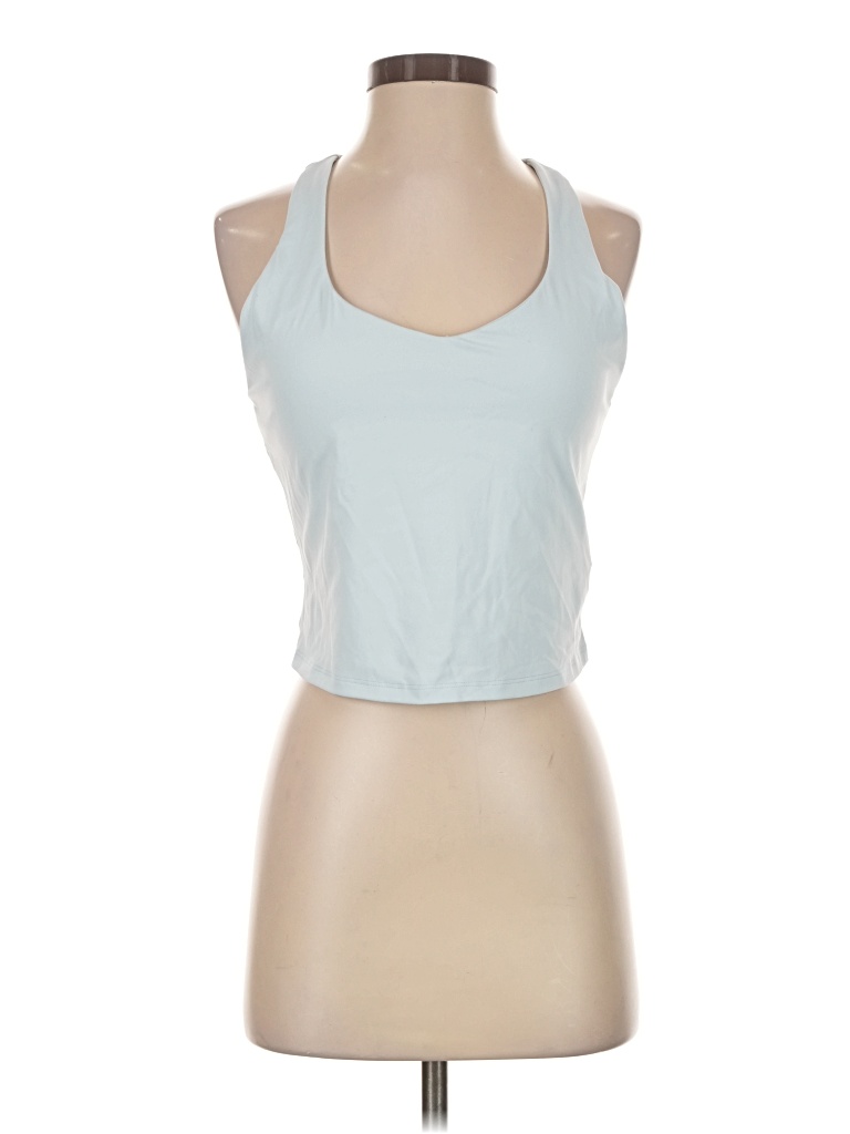 Pre-owned Fabletics Tank Top Blue Halter Neckline Tops