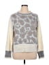 Vigoss 100% Acrylic Animal Print Gray Pullover Sweater Size 1X - photo 1