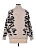 Evolution by Cyrus Animal Print Tan Turtleneck Sweater Size 1X - photo 2