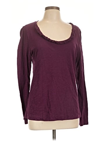 Ann Taylor LOFT Outlet Long Sleeve T-Shirt (view 1)