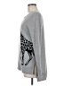 Peck & Peck 100% Cashmere Animal Print Silver Cashmere Pullover Sweater Size M - photo 5