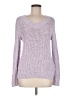 Talbots 100% Cotton Purple Pullover Sweater Size M - photo 1