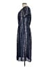 Old Navy Paisley Blue Casual Dress Size L - photo 5