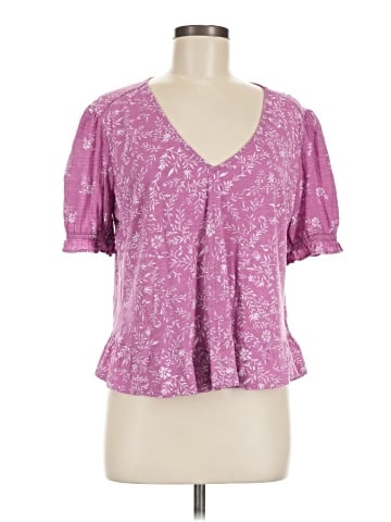 Lucky Brand Short Sleeve Blouse (view 1)