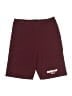 White Fox Solid Burgundy Athletic Shorts Size M - photo 1
