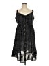 BLOOMCHIC 100% Polyester Polka Dots Black Casual Dress Size 18 - photo 1