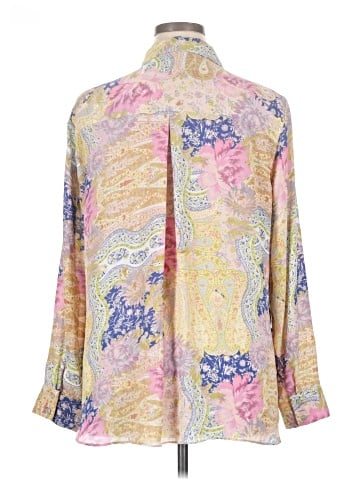 Rose + Olive Long Sleeve Blouse (view 2)