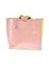 FURLA 100% Leather Color Block Pink Leather Tote One size - photo 1