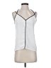 Lulus 100% Polyester White Sleeveless Blouse Size XS - photo 1