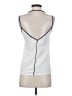 Lulus 100% Polyester White Sleeveless Blouse Size XS - photo 2