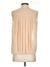 L.K. Bennett 100% Polyester Ivory Sleeveless Blouse Size 2 - photo 2