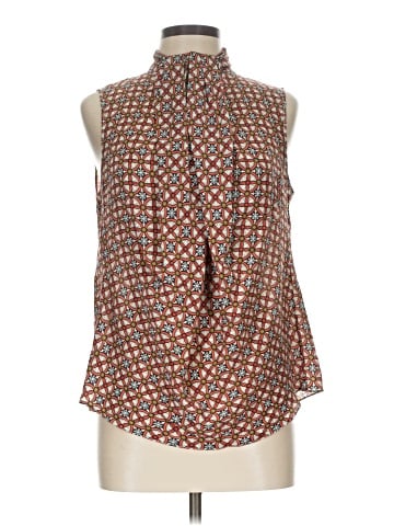Carven Sleeveless Silk Top (view 1)