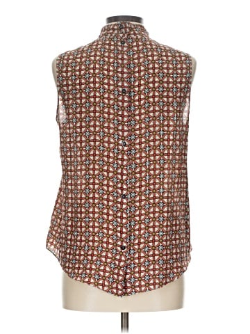 Carven Sleeveless Silk Top (view 2)