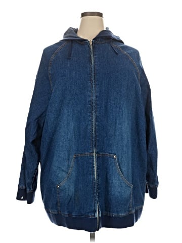 Roaman's Denim Jacket (view 1)