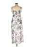 Cider 100% Polyester Floral Ivory Cocktail Dress Size 1X - photo 2