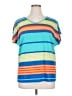 Faded Glory Blue Short Sleeve Top Size XL - photo 1