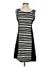 Express Stripes Black Casual Dress Size S - photo 1