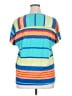 Faded Glory Blue Short Sleeve Top Size XL - photo 2