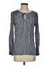 dalia 100% Rayon Blue Long Sleeve Top Size S - photo 1