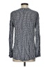 dalia 100% Rayon Blue Long Sleeve Top Size S - photo 2