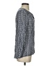 dalia 100% Rayon Blue Long Sleeve Top Size S - photo 4