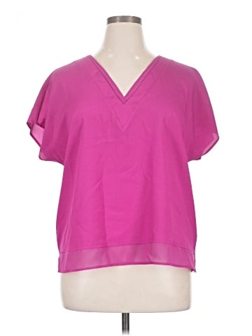DKNY Short Sleeve Blouse (view 1)