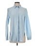 Athleta Blue Long Sleeve Button-Down Shirt Size S - photo 1