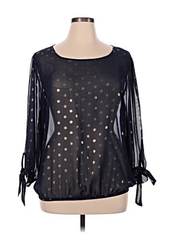 Bobeau Long Sleeve Blouse (view 1)