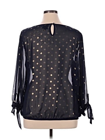 Bobeau Long Sleeve Blouse (view 2)