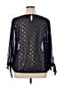 Bobeau 100% Polyester Black Long Sleeve Blouse Size XL - photo 2