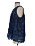 Johnny Was 100% Rayon Blue Sleeveless Blouse Size S - photo 5