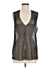 Gaze Gray Sleeveless Blouse Size M - photo 1