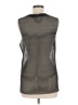 Gaze Gray Sleeveless Blouse Size M - photo 2
