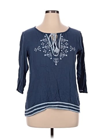 New Directions 3/4 Sleeve Blouse (view 1)