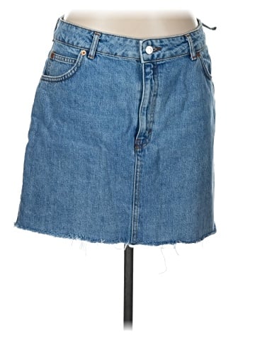 Topshop Denim Skirt (view 1)