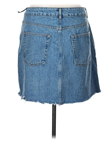 Topshop Denim Skirt (view 2)