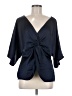 Pleione Blue 3/4 Sleeve Blouse Size M - photo 1
