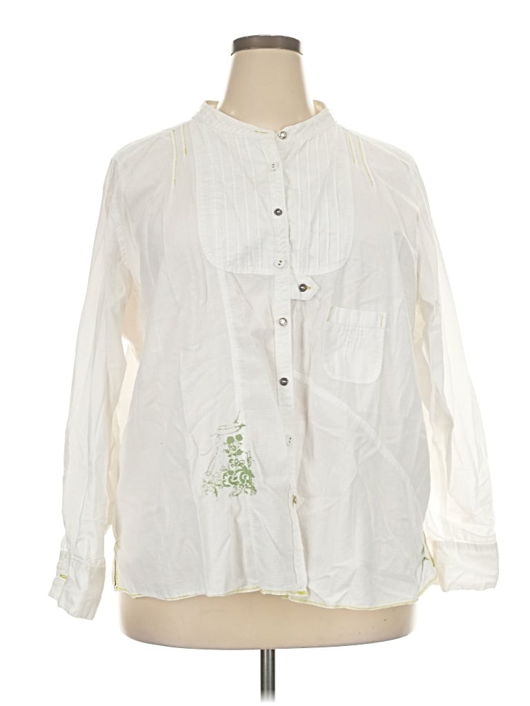 Pre-owned Joe Browns Long Sleeve Blouse In Ivory